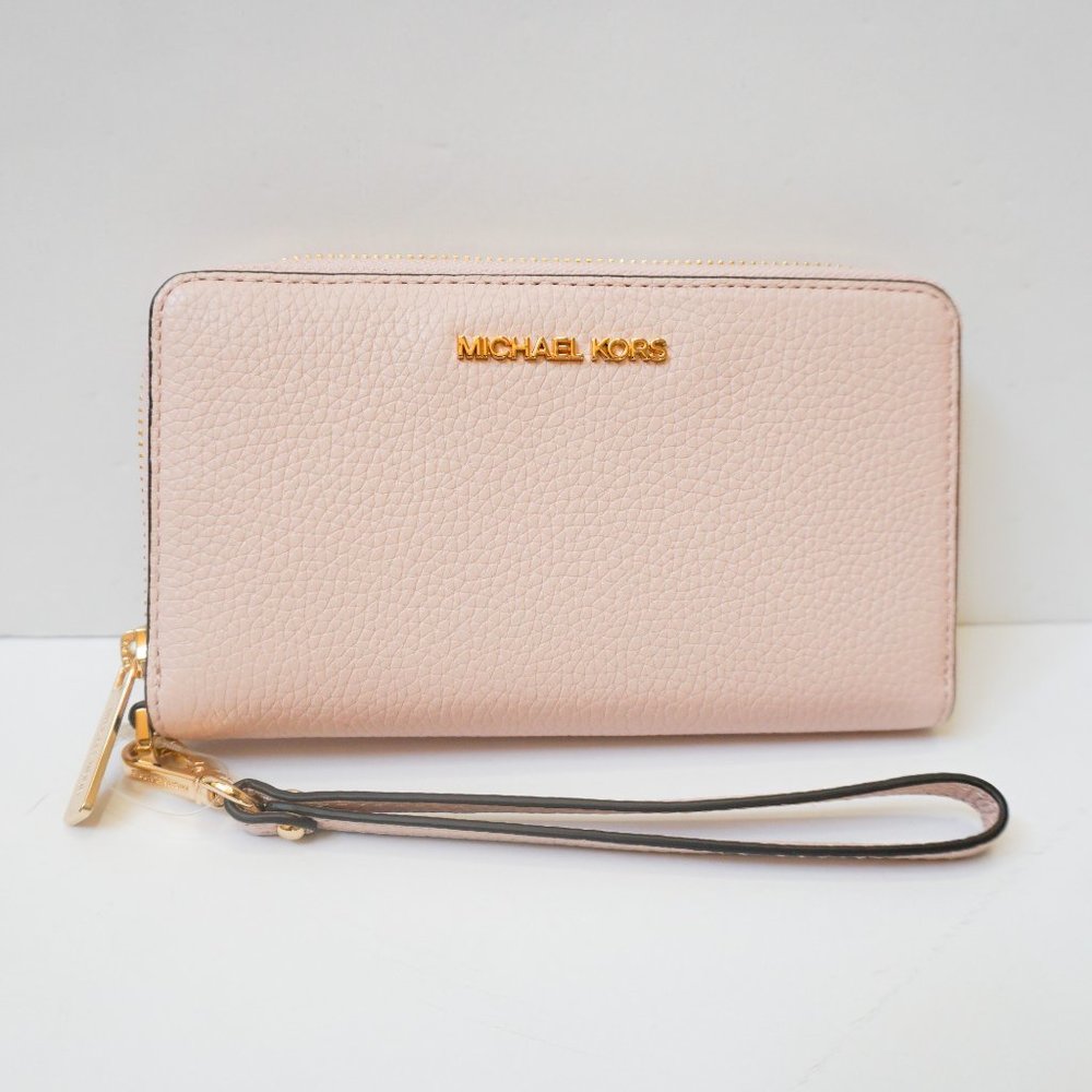 Michael Kors Chain Xbody + Wristlet Vanilla Pink - Picture 11 of 16